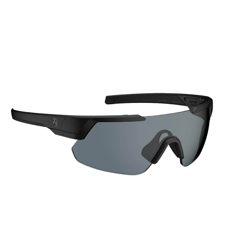 Magpul® Defiant Eyewear, Polarized - Black Frame, Gray Lens