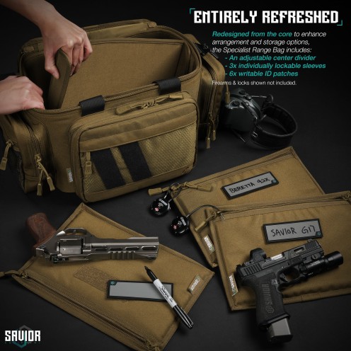 Τσάντα μεταφοράς όπλων Savior Specialist - Range Bag - Καφέ