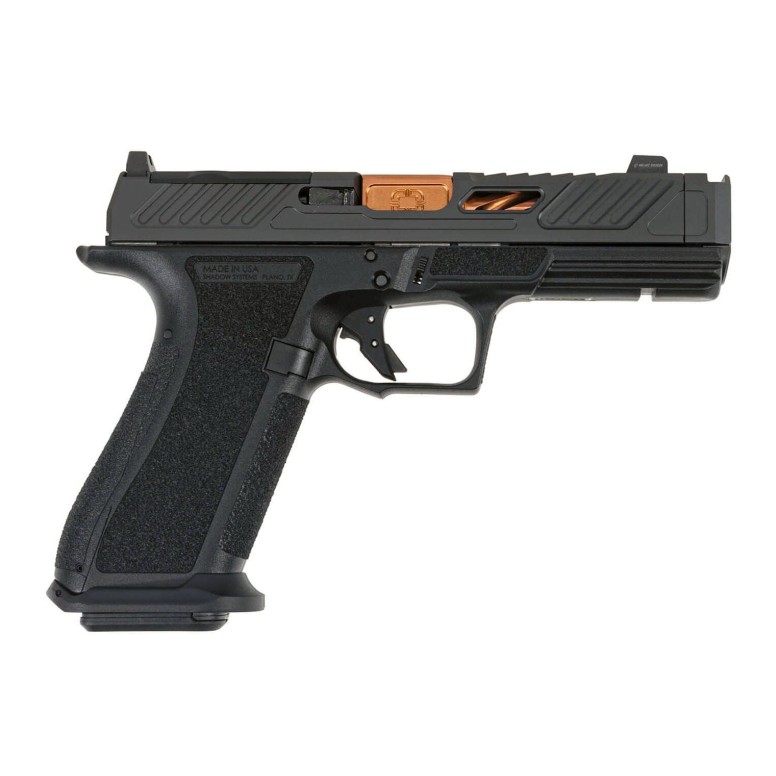 Shadow Systems XR920P, 9mm, Black Frame, ELITE Slide Optic Black, Spiral Compensated Barrel Bronze