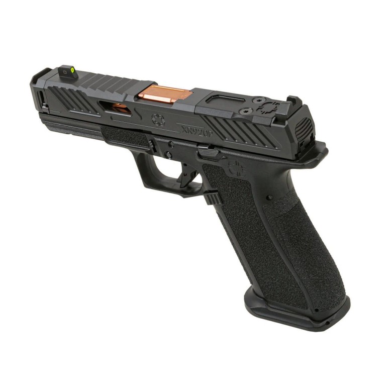 Shadow Systems XR920P, 9mm, Black Frame, ELITE Slide Optic Black, Spiral Compensated Barrel Bronze