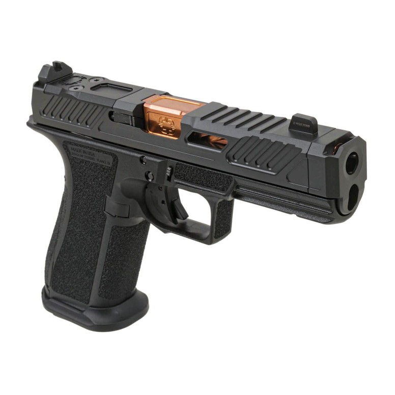 Shadow Systems XR920P, 9mm, Black Frame, ELITE Slide Optic Black, Spiral Compensated Barrel Bronze