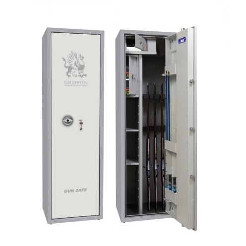 Gun Safe Griffon GE450KL for 5 Weapons with Shelfs