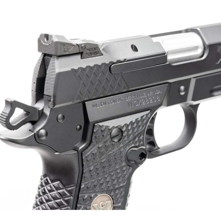 Wilson Combat EDC X9L 2.0, 5", Non-Lightrail, Black Armor-Tuff® Slide, Anodize Frame, 9mm