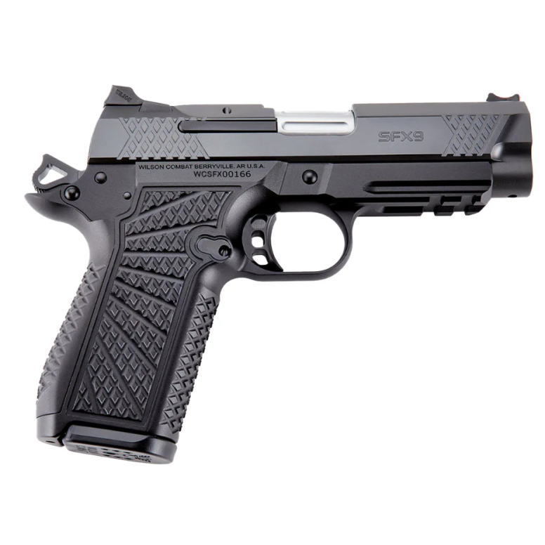 Πιστόλι Wilson Combat SFX9 Compact 4", Solid Frame, X-TAC Pattern, Lightrail, Black Armor-Tuff® Slide, Anodize Frame, 9mm