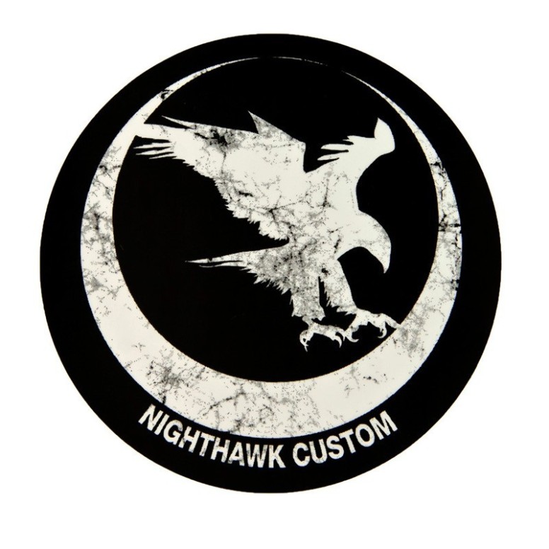 NightHawk Custom Mainspring Housing, Govt. Flat, Serrated w/ Mag Well, Carbon, Fully Machined